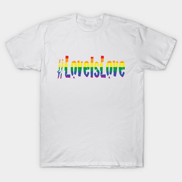 Love Is Love Gay Marriage Pride T-Shirt by kat2016